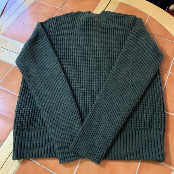 Sweater Lucky Brand size L NWT green olive - Picture 9 of 12